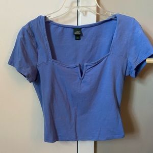 Wild Fable. Cute blue crop top